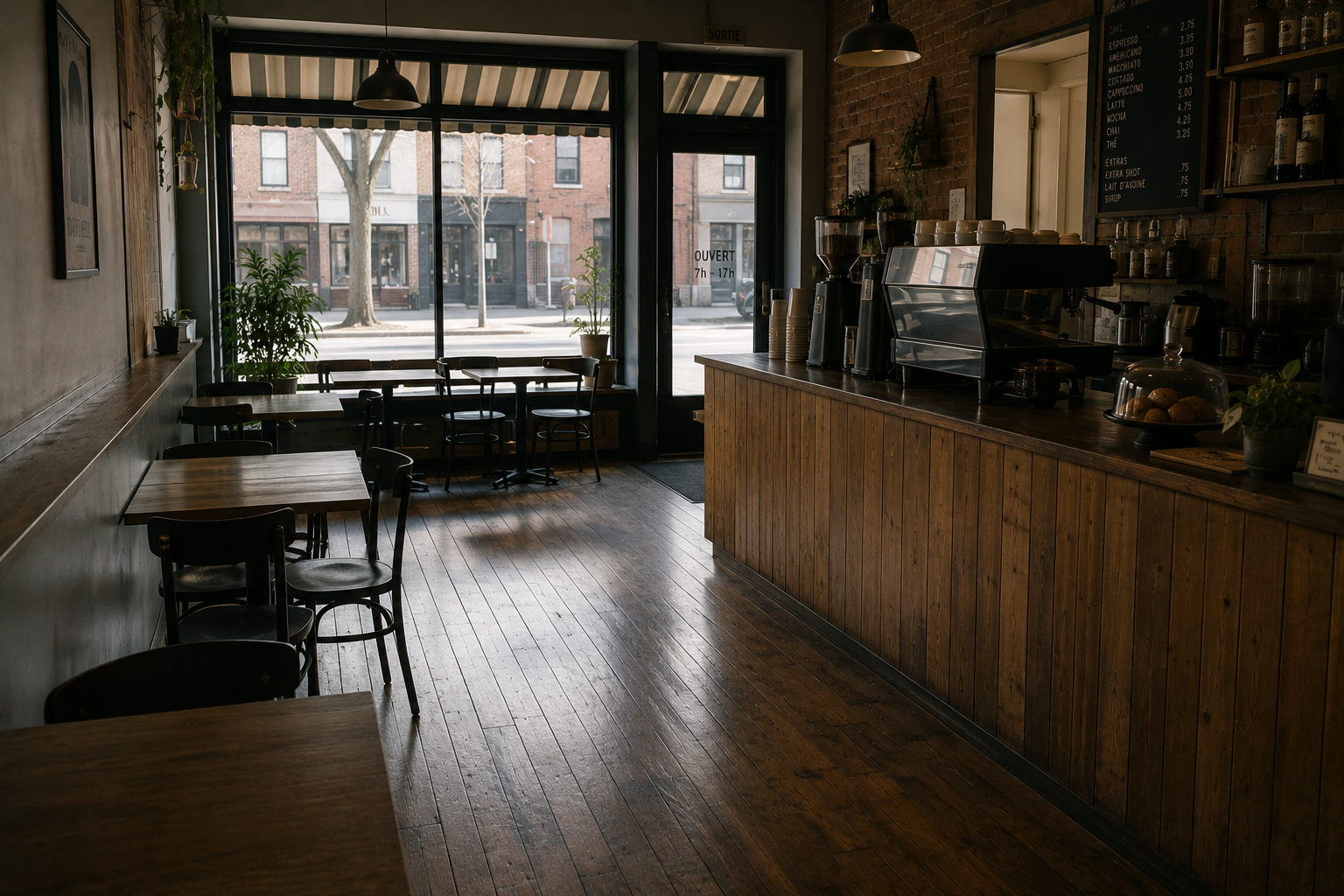 Petit café montréalais